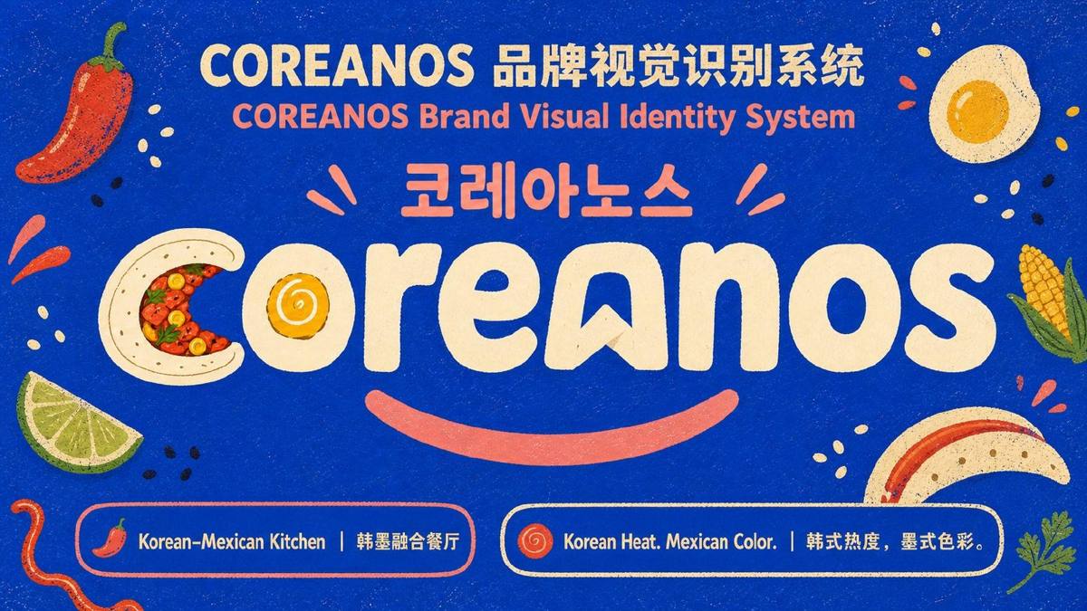 COREANOS 品牌视觉识别系统封面