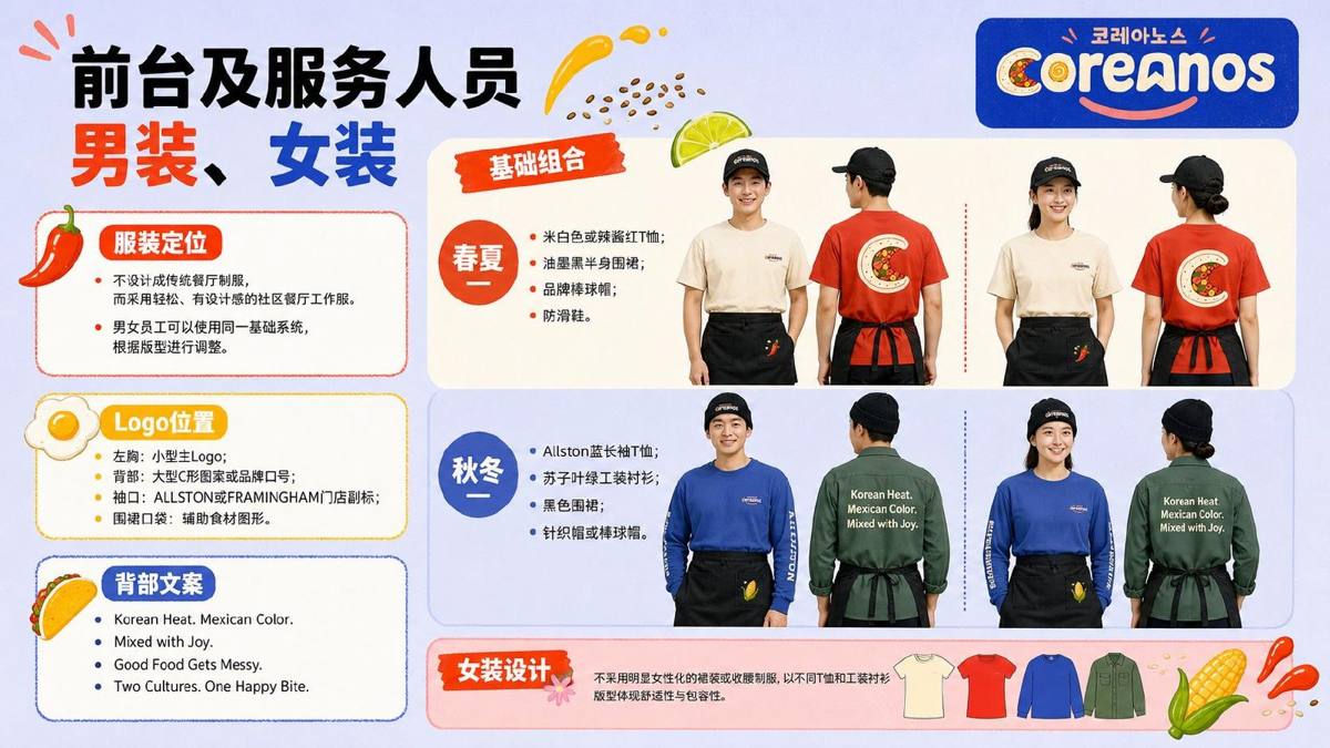 COREANOS 前台服务人员服装