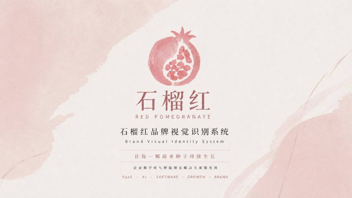 石榴红品牌视觉识别系统封面