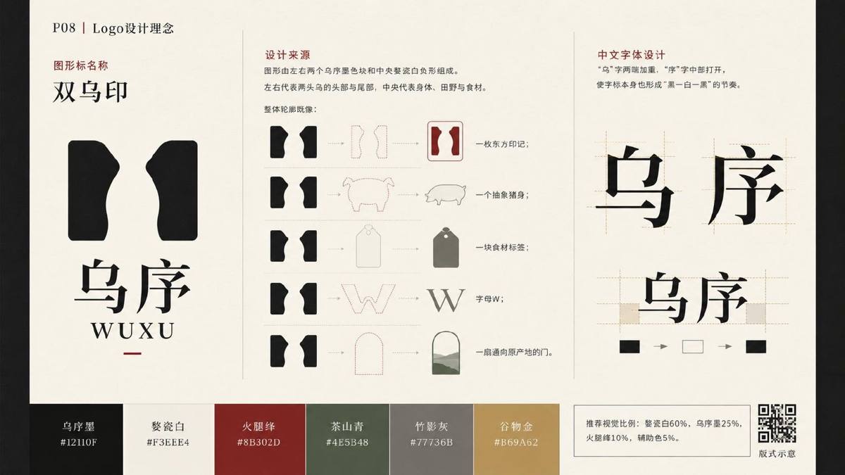 乌序标志设计理念